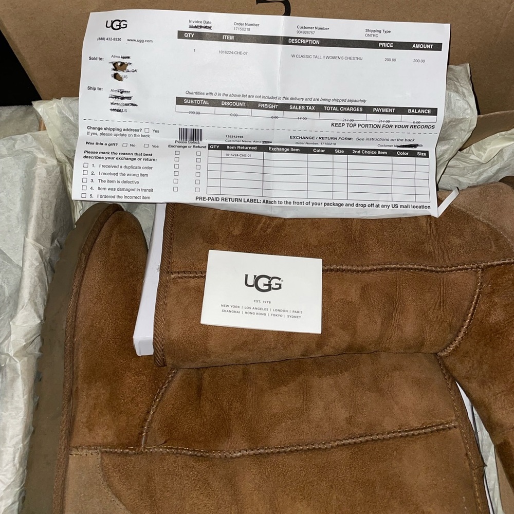 UGG Boots Woman CLASSIC TALL II Chestnut 7